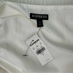 EXPRESS  Off White Pleated Midi Dress with Crochet Trim Small NWT Photo 8