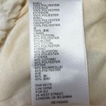 Urban Outfitters Clara Cream White Teddy Fleece Full Zip Moto Coat Jacket Size M Photo 4