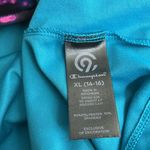 Champion Blue Pink Blurred Workout Top Sleeve size junior XL (14-16) Photo 6