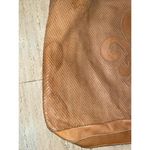 Carla Mancini Croc Embossed Leather Shoulder Bag‎ Tote 17"x12" Photo 4