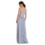 Birdy Grey Kiko halter Formal fairy bridesmaid dress Mesh dusty blue size medium Photo 4