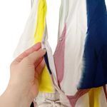 Indah x REVOLVE Paz Tropical Stripe backless halter jumpsuit side leg cutouts Photo 3