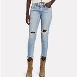 Moussy Vintage Altawoods Distressed Cropped Skinny Jeans size 25 Photo 9