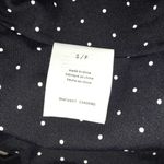 We Wore What NEW Women's Size Small Dotted Black Bandeau Athletic Crop Top Photo 4