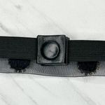 Blue Purple Green Rhinestone Studded Stretch Cinch Belt Size M ✨ Black Photo 5