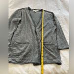 Cathy Daniels  Black and Gray Chevron Cardigan Photo 1