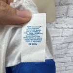 Vintage Fantasy Nightwear by Janice Lee Satin & Lace Robe Blue White Size L Size L Photo 6