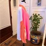 Boutique EUC Colorblock Oversized Drop Shoulder Button Photo 3