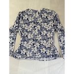 Fresh Produce Women’s Blue Floral Cotton Long Sleeve Sz 2X Photo 3