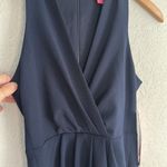 Betsey Johnson NEW  Scuba Crepe Sheath Halter Dress Navy Blue Size 0 XS Classic Photo 3