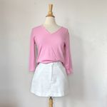 Vintage Solid White Mini Golf Athletic Skirt Size 10 Photo 1