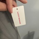 Lucky Brand NWT  Stay Lucky Leprechaun Short Sleeve Tee Shirt Women's Size Medium Photo 3