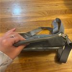 Baggallini  Gunmetal Gray purse ~10x8 Exterior pockets Medium Size Adjustable Photo 4