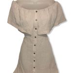 Lush Clothing Lush Beige Mini Dress Medium  Photo 7