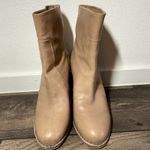 Roberto del Carlo Heeled Ankled Boots Leather Italy Nude 38 7.5 Tan Photo 1