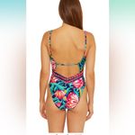 Trina Turk  Indian Garden Floral One Piece sz 10 Photo 2