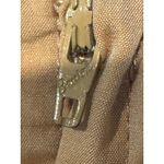 Burberry 70's Burberrys Tan day dress Embroidered Crest, boulton zip & size tab small Photo 11