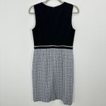 Kasper Black Blue Tweed Plaid Sleeveless Dress Career Work Office NWOT Size 4 Photo 5