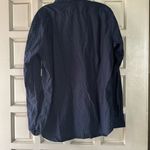 Uniqlo  Dark Blue Polka Dot Shirt size large Photo 3