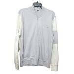 Outdoor Voices  Pickup Bomber Sweatshirt Jacket Women’s Size Large Dove Bone Photo 1