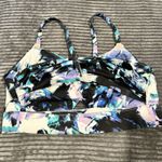 Fabletics  Kenzie Sports Bra Peek a Boo Moisture Wicking Multicolor See Pics Photo 3