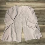 3/4 sleeve blazer w/sequin sleeves, flap pockets, holiday Size L Photo 1