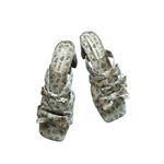 Katy Perry Blue White Floral Tooliped Bows Sandals Heels Size 9 Photo 9