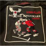 Women Moose Knuckles Clouq 3q Neoshear Black Puffer Jacket(No Hoodie only Jacket Size M Photo 3