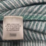 Van Heusen  Crew neck Green Striped Women’s Top Size Large Photo 6