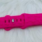 Floral Engraved Design Apple Watch Bands 38mm 40mm 41mm Hot Pink Photo 1