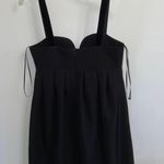 ZARA NWT  Black Jewel Front Mini Wide Straps Dress XS Photo 6