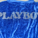 Playboy Blue velour  crop jacket Photo 4