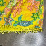 Vibrant Yellow High Waist Women's Shorts Photo 4