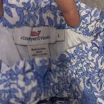 Vineyard Vines Martha’s Vineyard Blue Hydrangea Off Shoulder Summer Dress- Large Photo 3