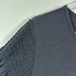 Nine West  Black Flutter Sleeves Short Sleeve Blouse Size XXL EUC #4121 Photo 4