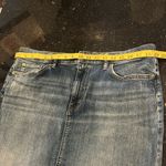 Ralph Lauren Lauren Black Label Indigo Wash Stretch Denim Mid Rise Pencil Skirt Photo 5