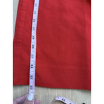 Anthropologie  Maeve Bow-Back Shift Red Dress $148 size 2 2298 Photo 8