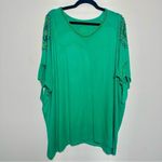 Double D Ranch Green Beaded Tunic Top Boho South Western Size XL Festival Rare Blue Photo 8