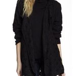 Pleione New Womens NWT Crochet Cardigan S Open Black Small Jacket Nice Soft USA Photo 0