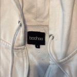 Boohoo  Off-White Drawstring Hoodie Photo 1