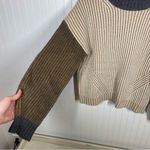 Naadam Fisherman Colorblock Cashmere‎ Wool Turtleneck Sweater size xs Gray Photo 5
