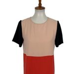ZARA  Woman Colorblock Short Sleeve Mini Shift Dress Modern Chic Trendy Small Photo 1