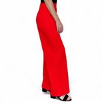 Vintage 60’s Red Textured High Rise Holiday Christmas Flare Pants Size XS Photo 3