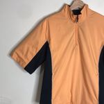 Dryjoy by Footjoy womens quarter zip golf windbreaker shirt size small Orange Photo 2