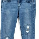 Hollister  Bandana Patchwork Distressed Straight Jeans Photo 1