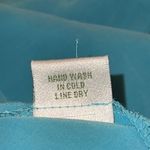 Donna Morgan  size 12 women’s dress sky blue cinch waist sleeveless ruffle v neck Photo 5