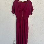 Patrons of Peace  Burgundy Jumpsuit Photo 9