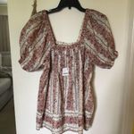 Free People  Women's Vintage Lover Floral Print Short Sleeve Blouse Photo 0