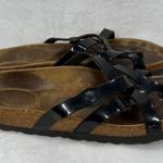 Birkenstock Betula Vinja Black Faux Patent Leather Strappy Sandals Size 40N US 9 Photo 4