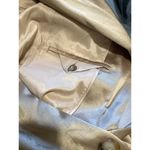 Madewell  Satin Oversized Blazer Matchstick Beige Mid Length 00 Photo 8
